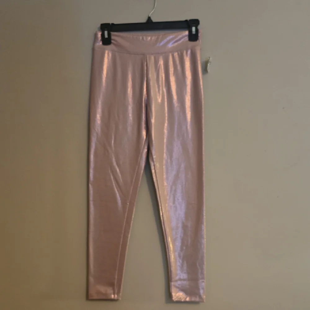 New Cat & Jack Girls Size‎ XL 14 Shimmering Pink Leggings Pants